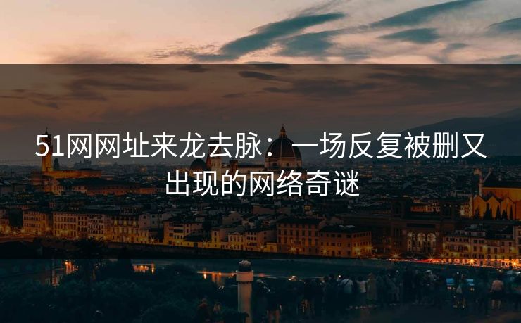 51网网址来龙去脉：一场反复被删又出现的网络奇谜